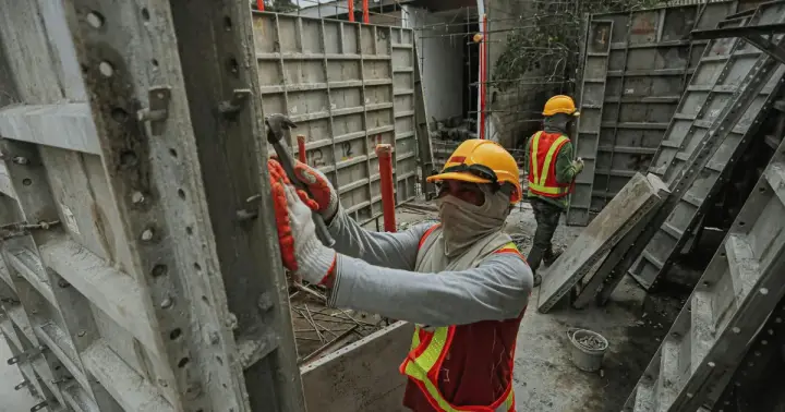 Trabajo en una obra de construcción